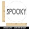 Spooky Halloween Fun Text Self-Inking Rubber Stamp for Stamping Crafting Planners